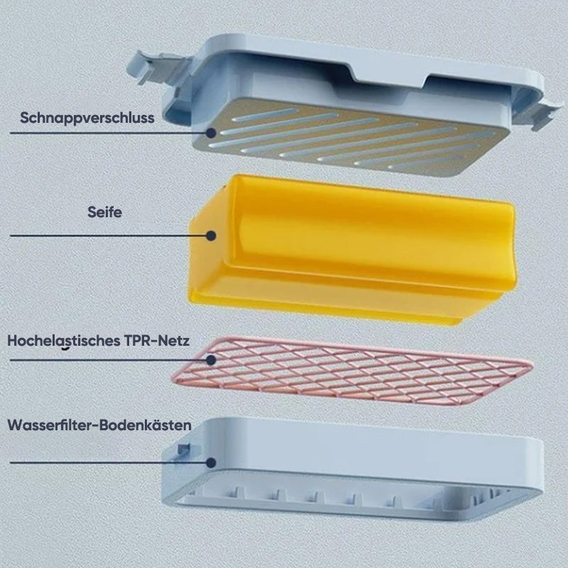 Multifunktionale Seifenbox zum Schäumen