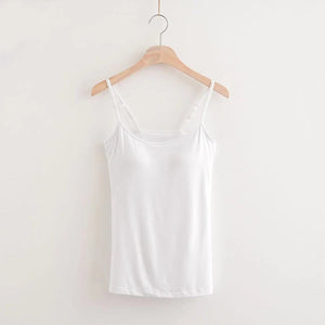 💃Locker sitzendes Tank-Top mit integriertem BH