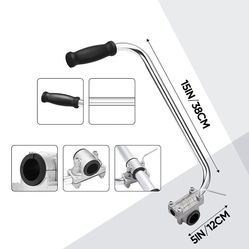 Ergonomischer Unkrautfresser-Griff, Verlängerung für Unkrautvernichter, Trimmergriff