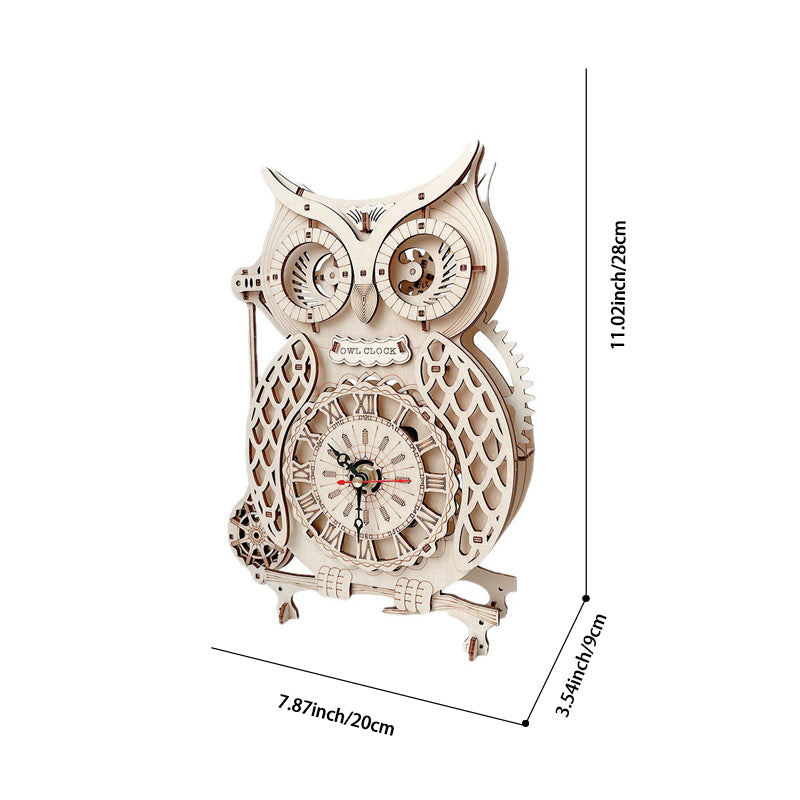 Super mechanisches Holzmodell-Puzzle-Set🦉