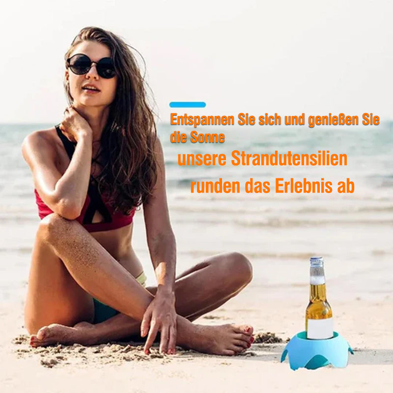 Getränkehalter für den Strand