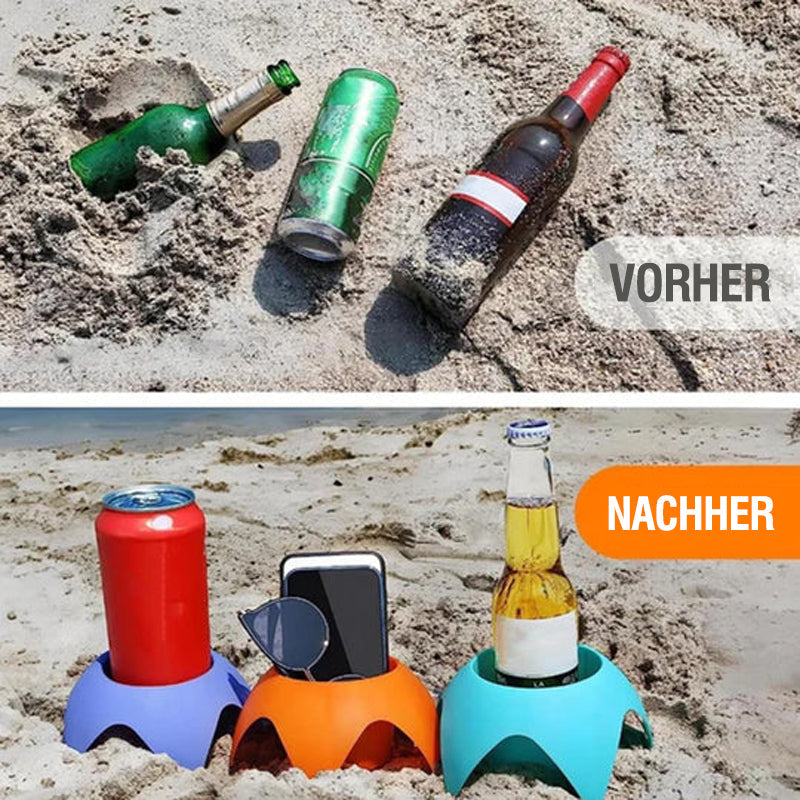 Getränkehalter für den Strand