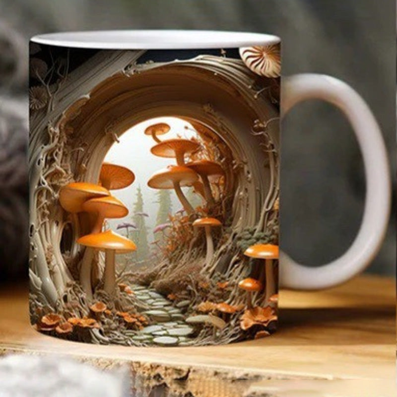 3D Visuelles Muster Keramikbecher