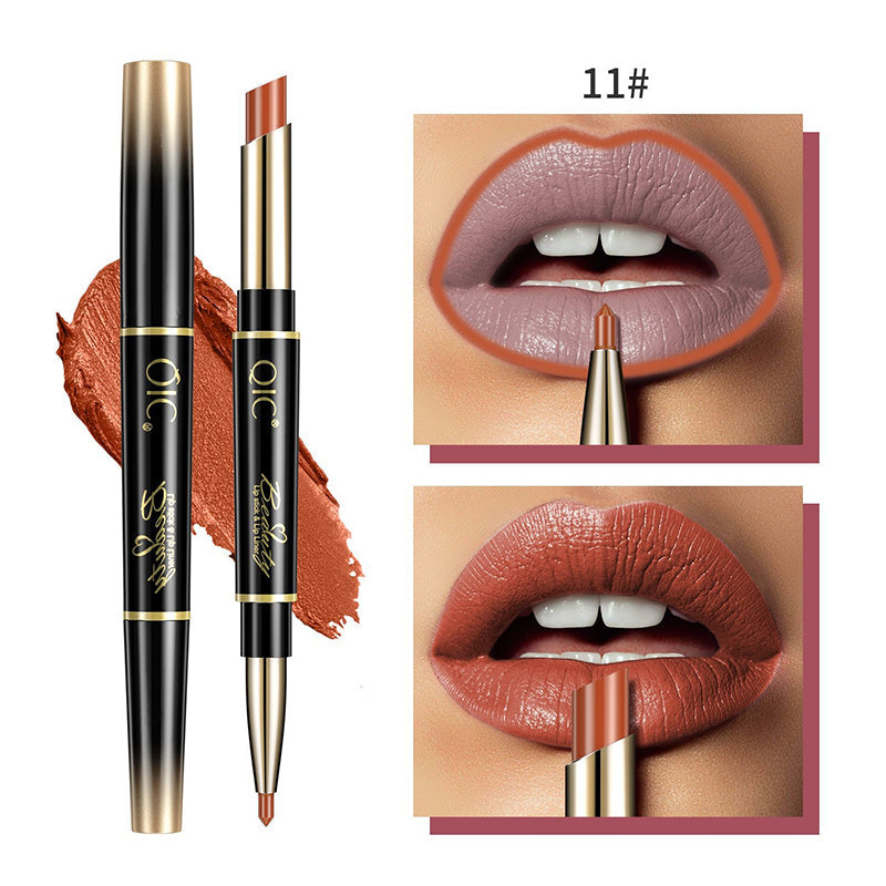 🔥🔥2-in-1 Doppelseitiger Lippenstift und Lipliner