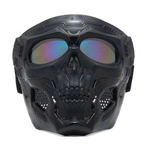 🤩Radfahren Harley Goggles Totenkopfmaske