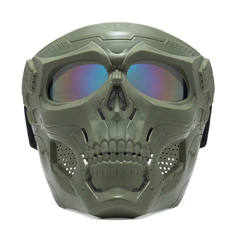 🤩Radfahren Harley Goggles Totenkopfmaske