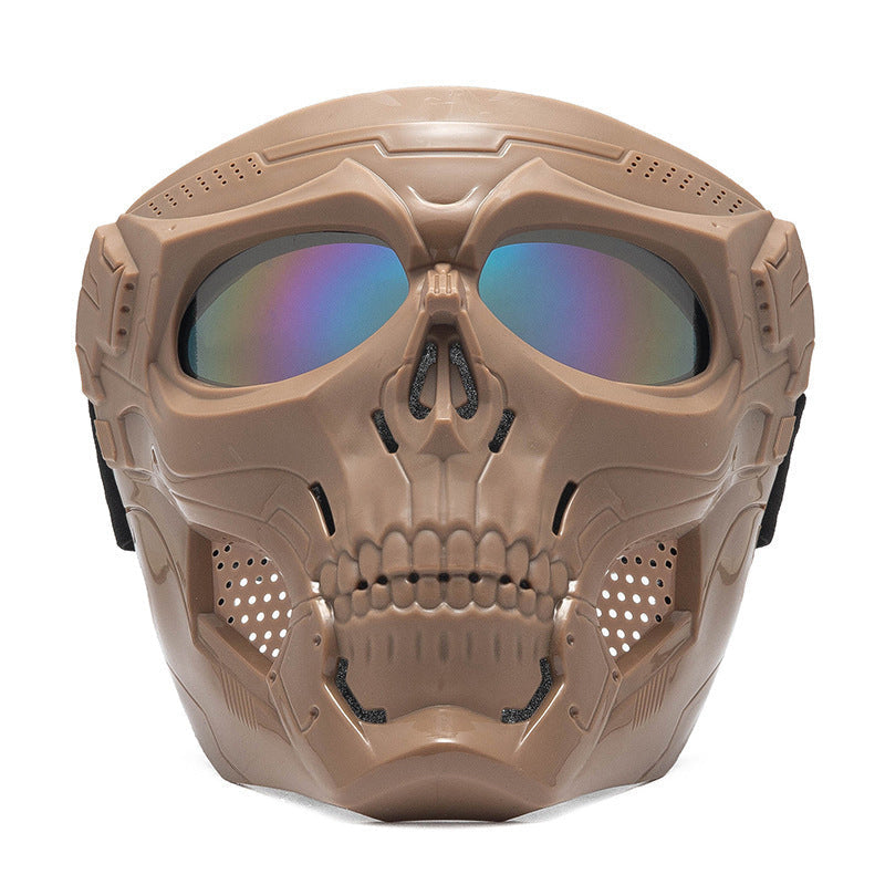 🤩Radfahren Harley Goggles Totenkopfmaske