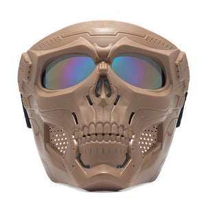 🤩Radfahren Harley Goggles Totenkopfmaske