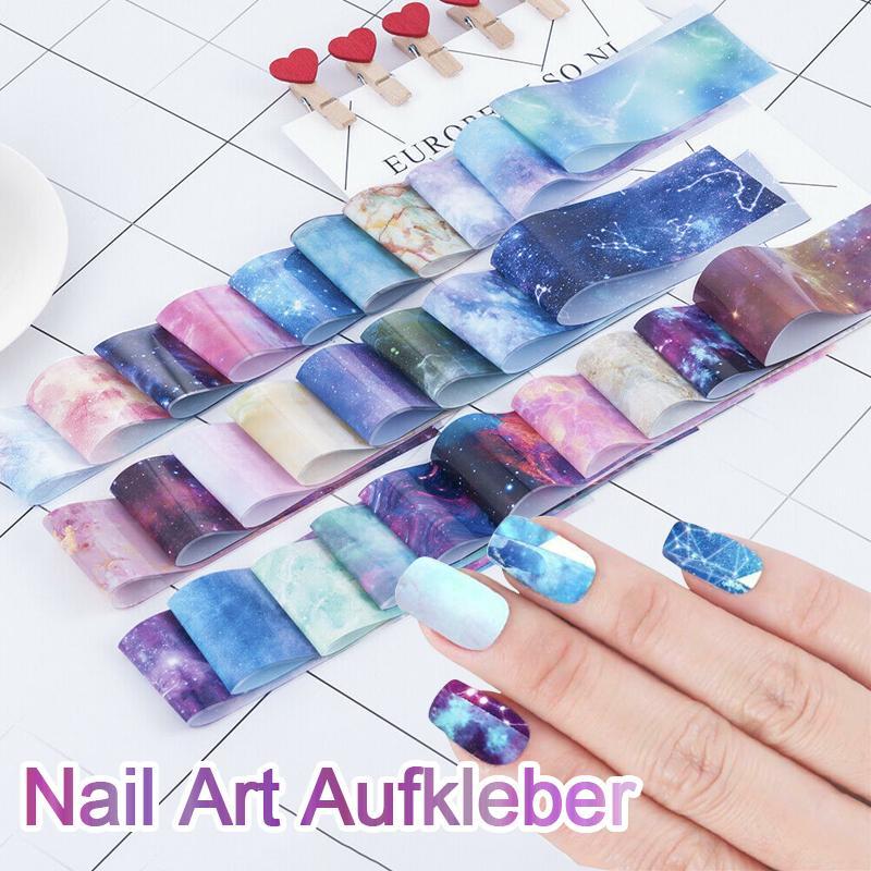 Nail Art Aufkleber in 1 Sekunde , 10 Stück / Set