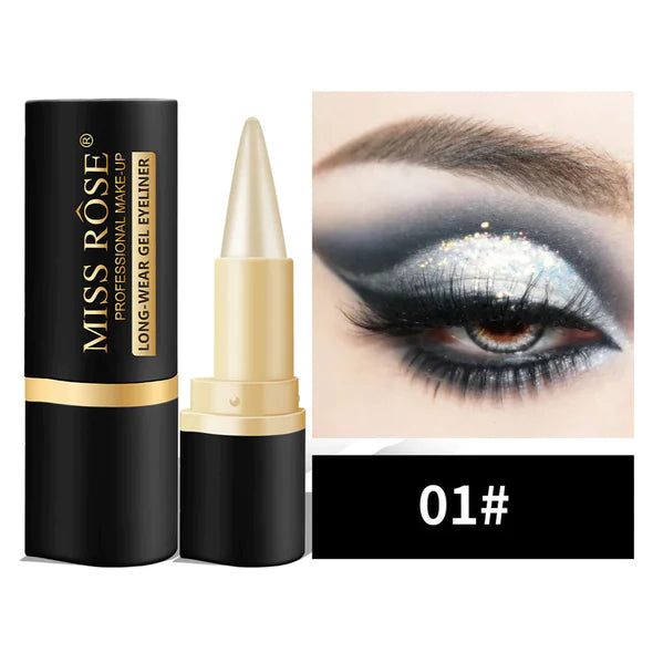 🔥Matter, wasserfester, dauerhafter, schwarzer Einkopf-Eyeliner