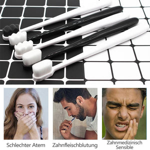 Zehntausend Haare Schwangere Frau Zahnbürste