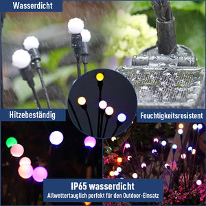 💡🎶Solar Garten LED Glühwürmchen Steckleuchte🎶💡