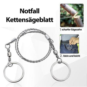 Multifunktionales Kettensägeblatt für den Notfall