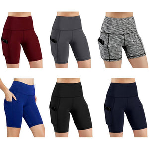 Hohe Taille Laufen Yoga Shorts