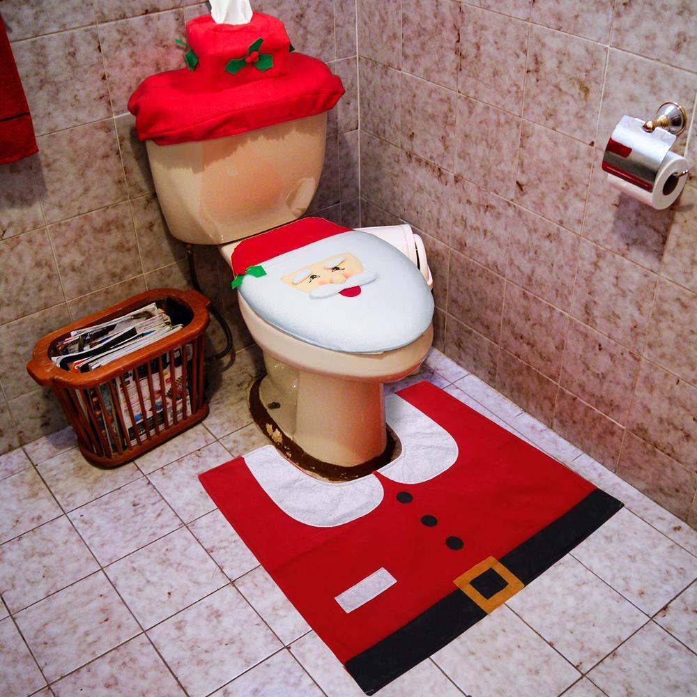 Weihnachten Toilettensitz Abdeckung Dekorationen