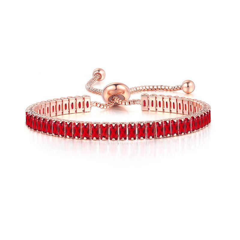 18 Karat vergoldetes Zirkonia-Armband