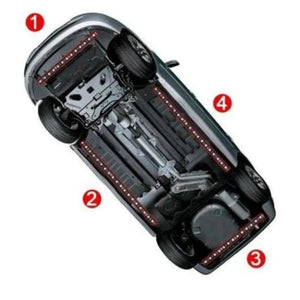 Auto-Chassis-Fernbedienung bunte Umgebungslichter