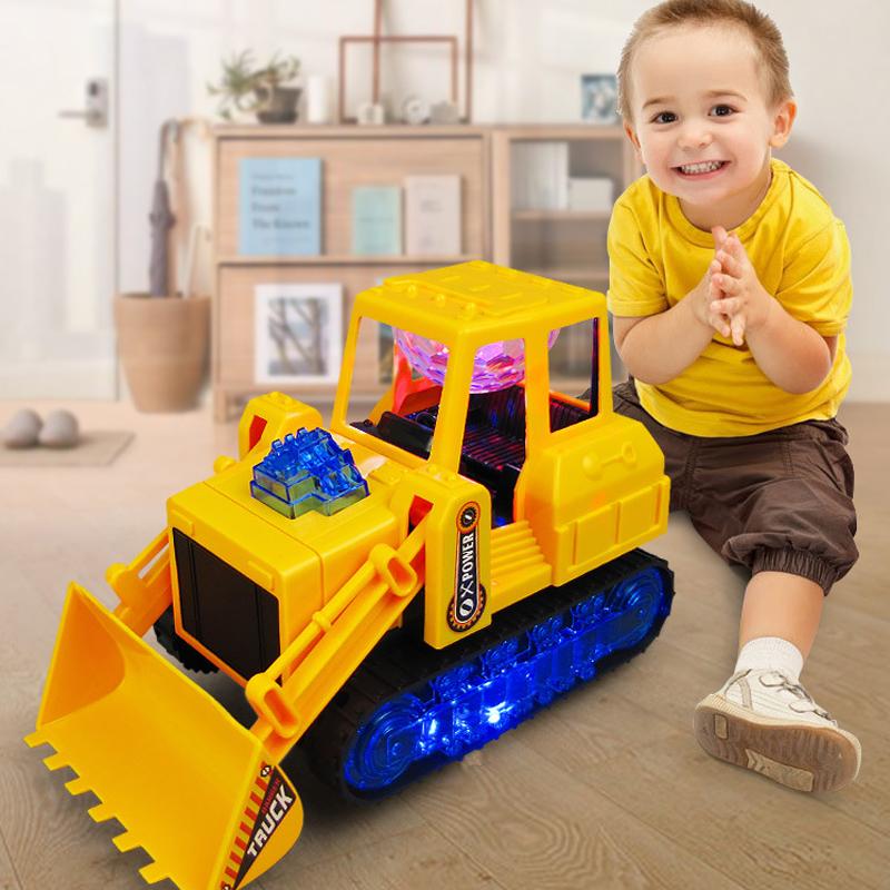 Elektrischer Bulldozer oder Bagger für Kinder