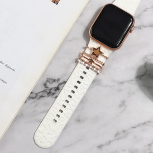 Apple Watch Band mit Metallbesatz