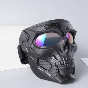 🤩Radfahren Harley Goggles Totenkopfmaske