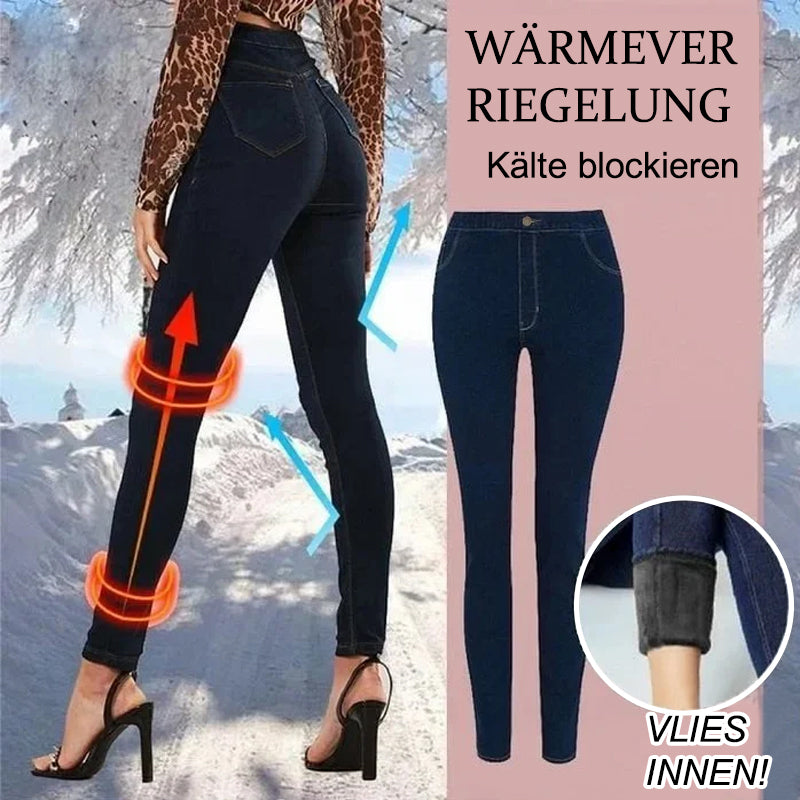 🔥🔥Verdickte Elastische Fleece-Bleistifthose für Damen