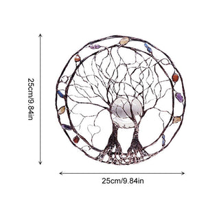 🌳Kreis des Lebens – Wandkunst aus Metallbaum🌳