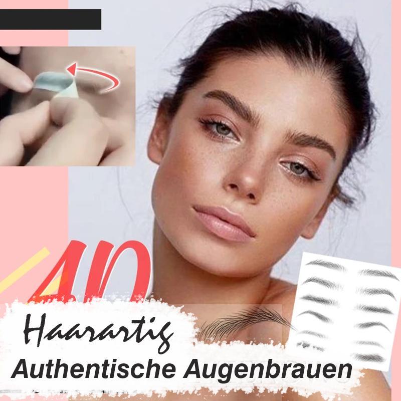 4D Haarähnliche authentische Augenbrauen (2 Stück)