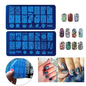 Nägel Art Decals Stamping Kit