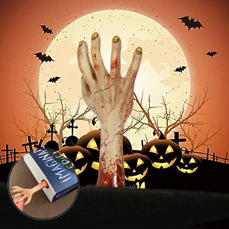 Halloween gruseliges Hand-Lesezeichen