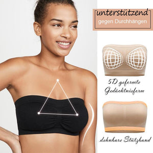 Unterstützender nahtloser Bandeau-BH