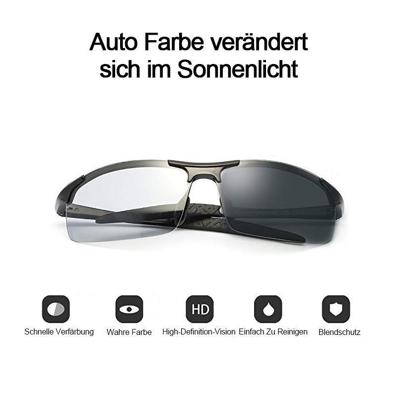 Intelligente photochrome polarisierte Sonnenbrille 100% UV-Schutz