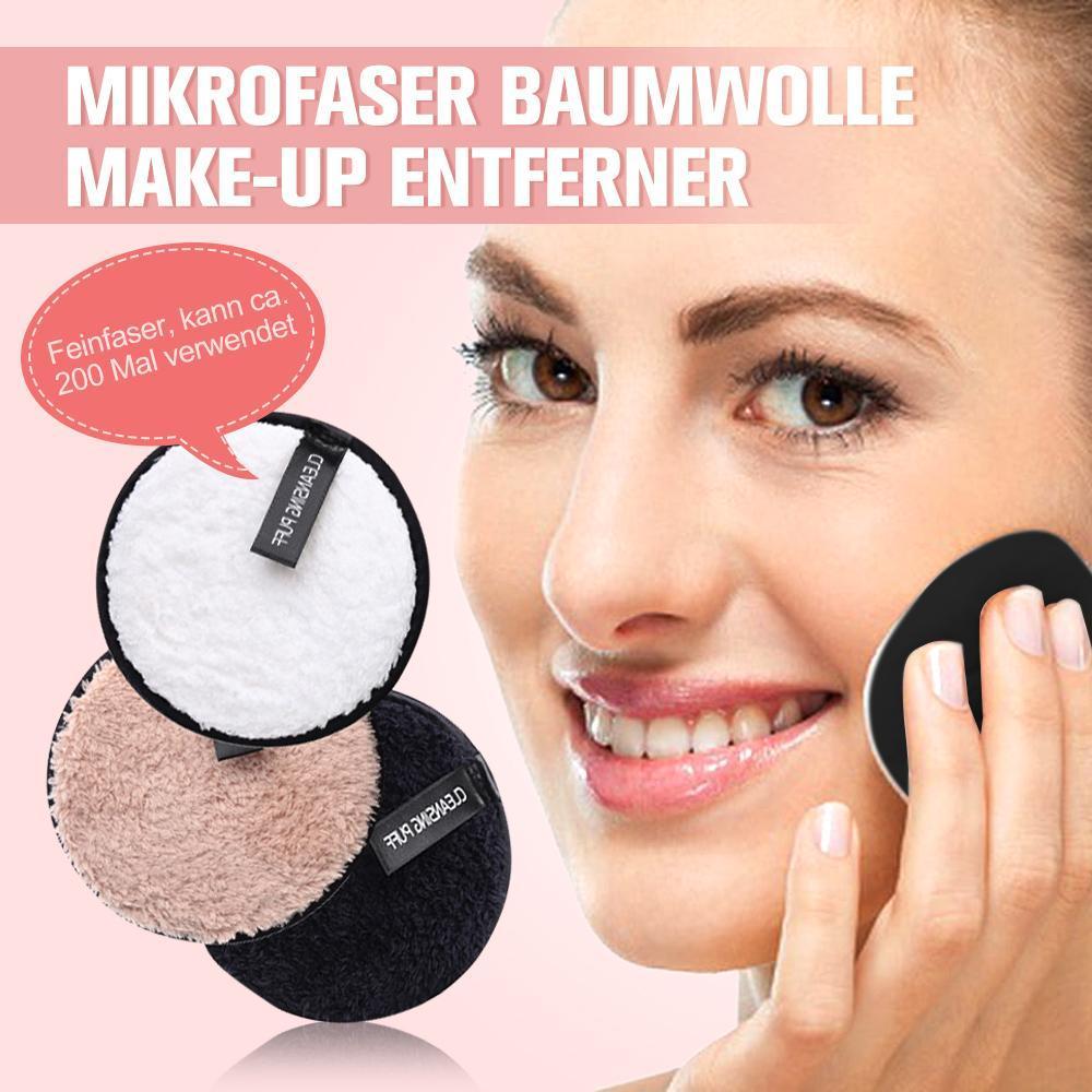 Wiederverwendbare Mikrofaser Makeup-Entferner Pads