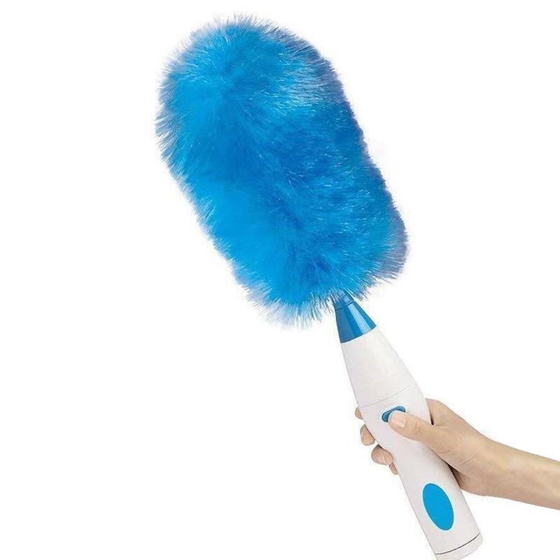 360° Drehrung Einstellbare Elektrische Feder Duster mit 2 Duster Köpfe