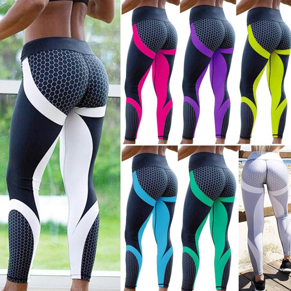 Sport Strumpfhose mit Wabenmuster