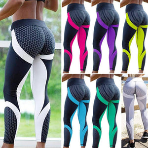 Sport Strumpfhose mit Wabenmuster