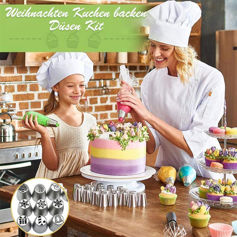 Weihnachten Kuchen backen Düsen Kit