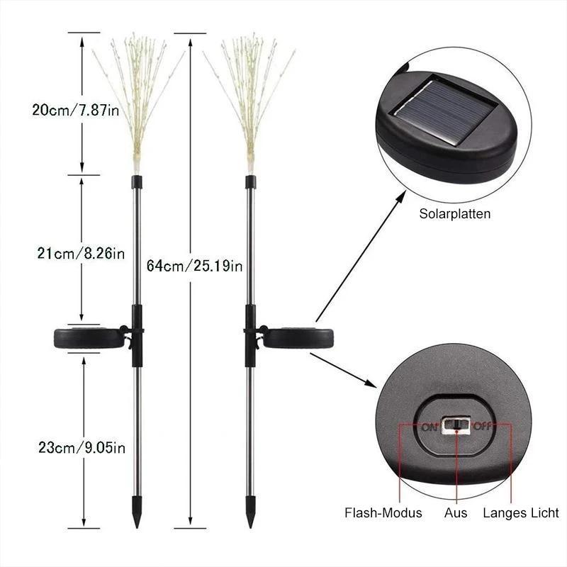 Solar Feuerwerk Licht
