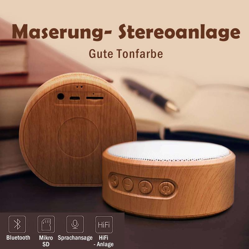 Mini Bluetooth Maserung-Stereoanlage