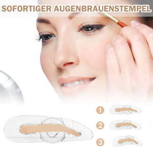 Sofortiger Augenbrauenstempel