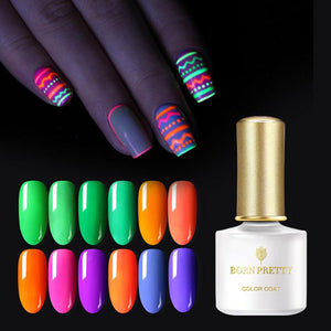 Leuchtendes Neon Nagel Gel Set