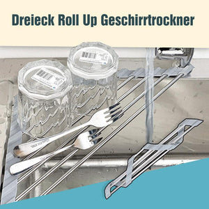 Dreieck Roll Up Geschirrtrockner