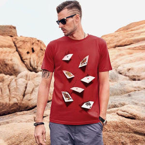 3D-Druckspielkarten T-shirt