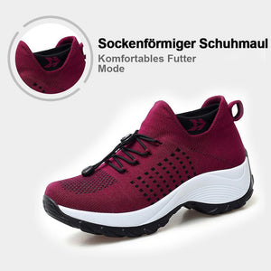 Super Bequeme Fliegende Gewebte Fersenturnschuhe