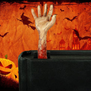 Halloween gruseliges Hand-Lesezeichen