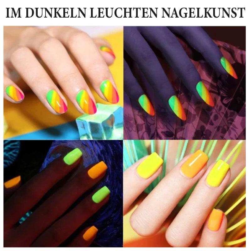 Leuchtendes Neon Nagel Gel Set