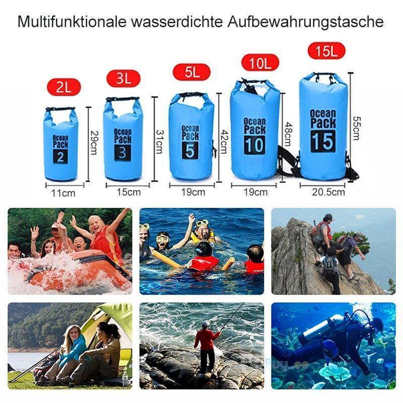 Wasserfester und schnell trocknender Packsack