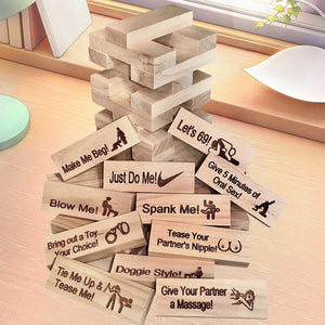 Super Frecher Block Turm Jenga Spiel