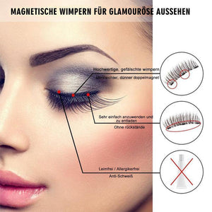 Magnetischer Eyeliner und Wimpern