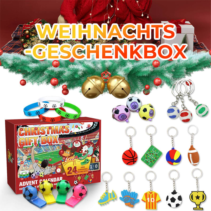 Weihnachtsblindbox über Fußballspielzeug für Kinder