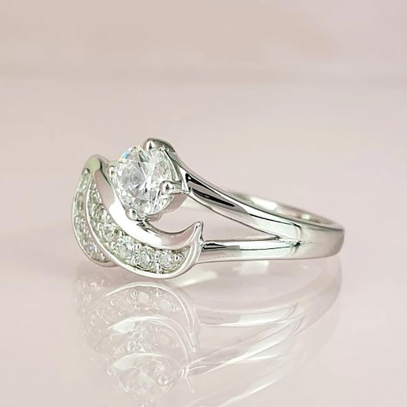 Engelsumarmung Sterling Silber Ring